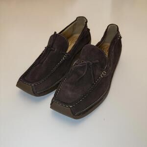 Dr Scholl Shoes Mens Size 8M‎ Brown Suede Loafers Moccasin Memory Foam